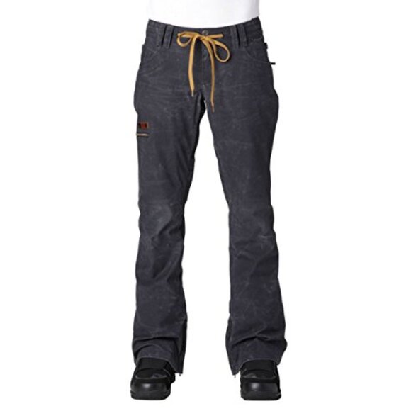 DC Viva Snowboard Ski Pants Tailored FitWeather Defense 15K Caviar Black - Picture 1 of 16